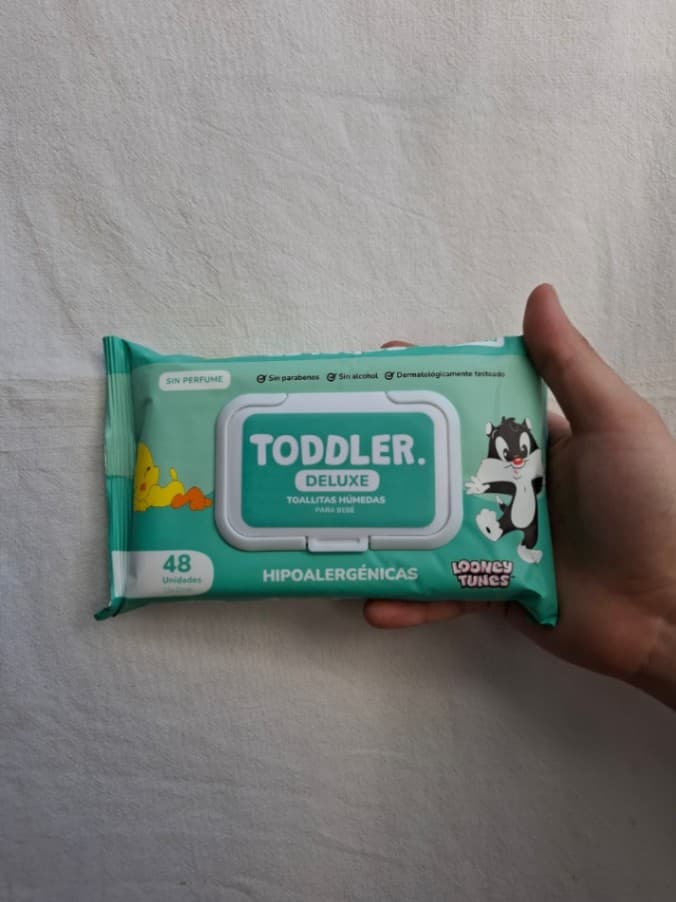 Toallitas Toddler (Sin aloe vera)